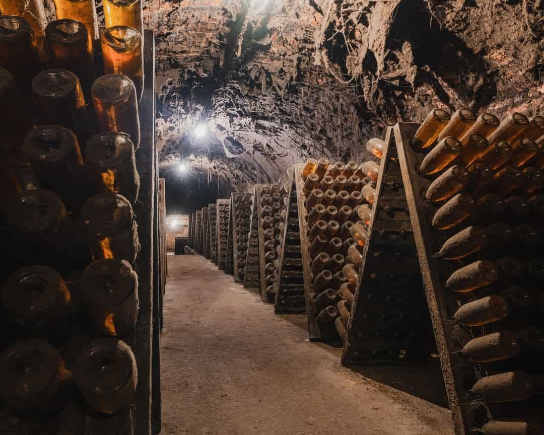 Visita e prova de espumantes, vinhos e aguardentes das Caves São Domingos