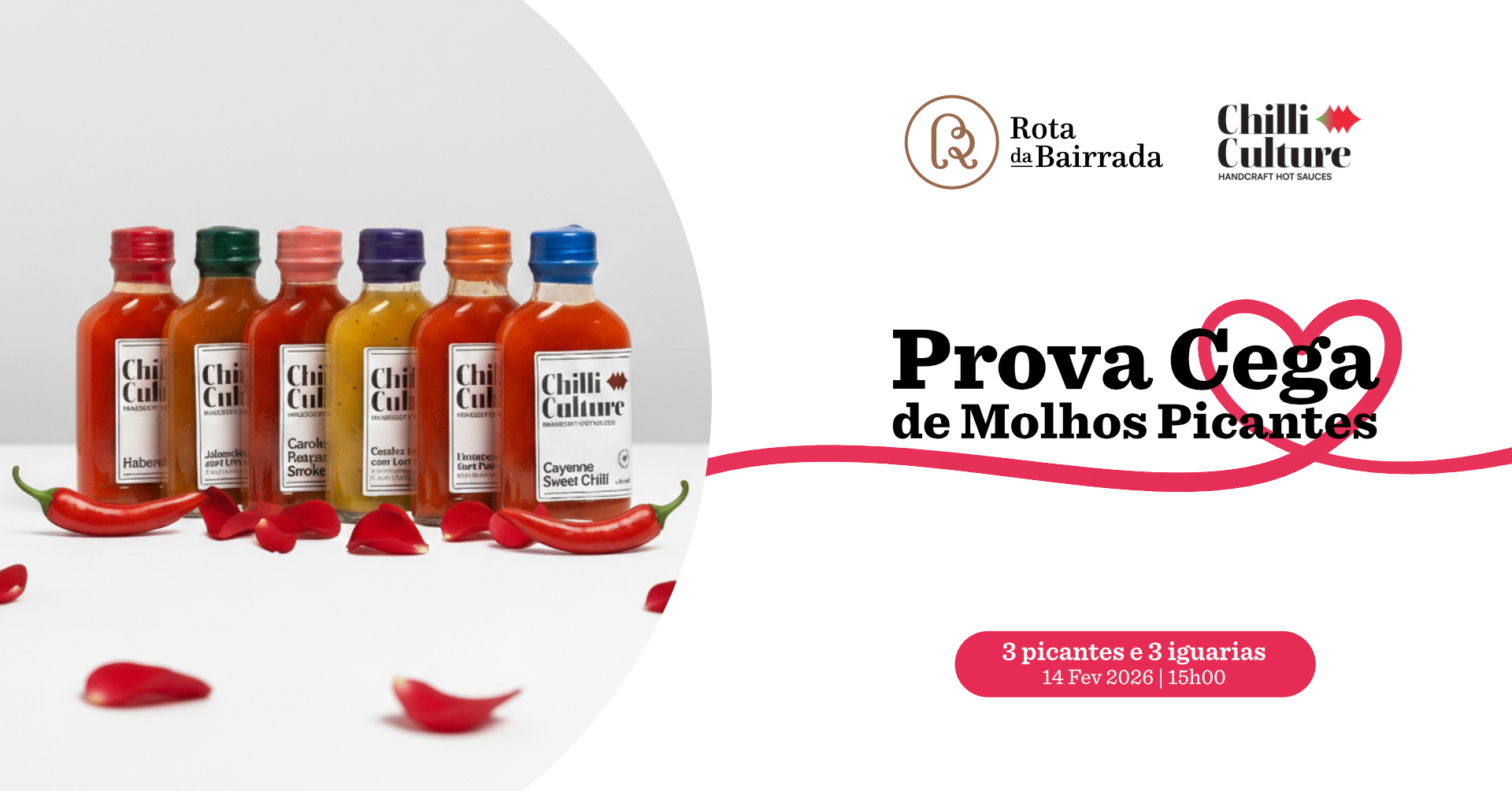 Rota da Bairrada e Chilli Culture: Prova Cega de Molhos Picantes